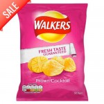 Walkers PRAWN COCKTAIL Crisps 32.5g - Best Before: 25.11.23 (REDUCED 20% OFF)